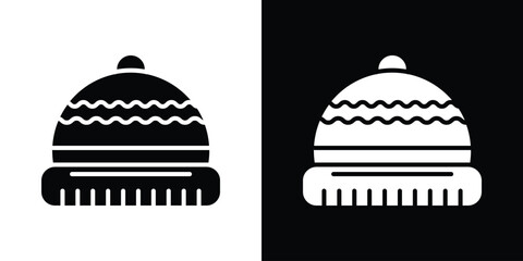 Winter hat icon of a flat style vector © Vince
