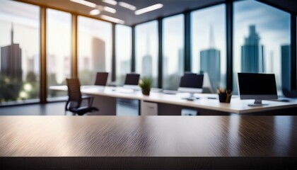 modern office background blurred bokeh background