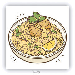 brazier. Fried eggplant, potatoes, peppers, tomatoes in pan. Vegetarian dish. View from above. Wooden background. Copy space