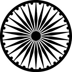 Ashoka chakra dharmachakra buddhist wheel symbol
