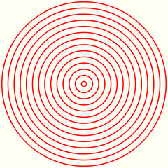 Circle shapes pattern. Circles ornament. Figures background. Simple wallpaper. Linear motif. Geometrical backdrop. Digital paper. Web designing, Textile print. Vector abstract.