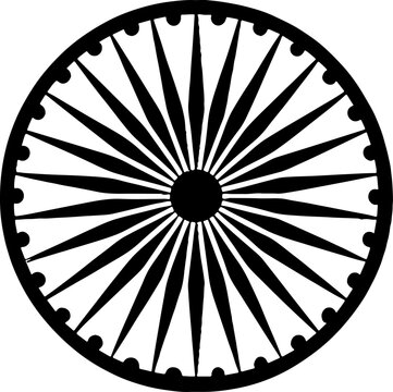 Ashoka chakra dharmachakra buddhist wheel symbol