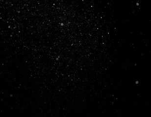 Soft Dust Particle Overlay – Black Background