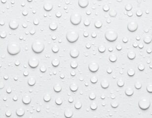 Realistic Water Droplet Texture Overlay &ndash; Transparent Background