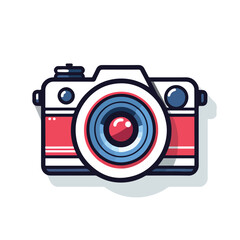 Professional Camera Icon Design Vector Illustration for Graphic Designs