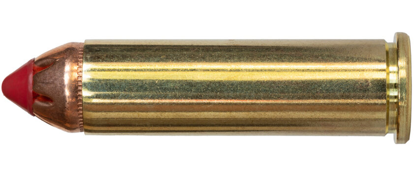 Polymer tipped 357 magnum cartridge designed for lever-action rifles