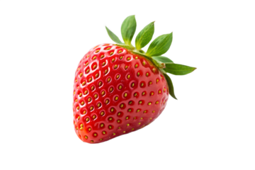 Juicy Red Strawberry A Close-Up Photograph of a Fresh, Ripe Berry