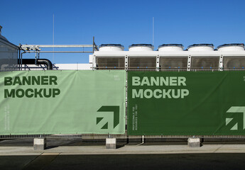 Two Construction Banner Mockups