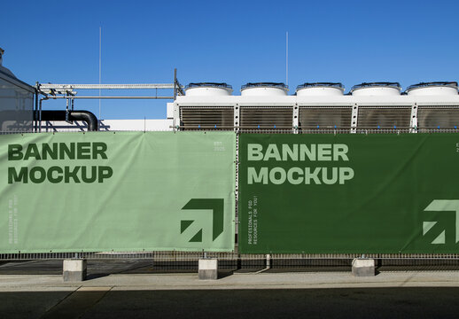 Two Construction Banner Mockups