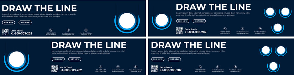 Professional LinkedIn Banner & Cover Templates: Boost Your Profile! new clean image design