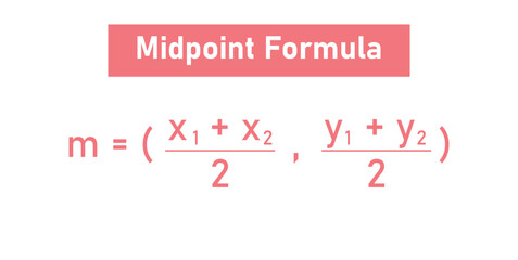 Midpoint Formula. Coordinate of Two Points. Midpoint of a Line.