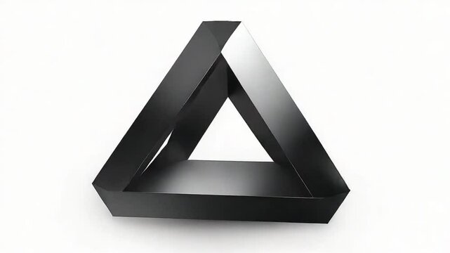 Exploring the Illusion of a Penrose Triangle: Visualizing Impossible Geometry