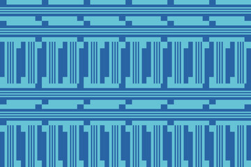 Obraz premium Rectangle and Square Shapes and Designs Blue Colors Geometric Pattern Abstract Background Geometric Background