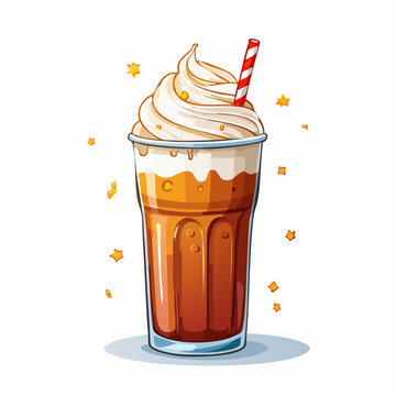 Vector Image:  Cool Summer Thirst Quencher:  Root Beer Float 4