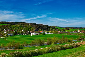 a beautiful day in the ancient town of Dollnstein