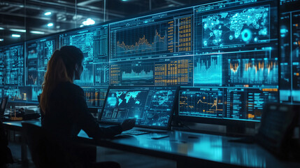 Team of Experts Interacting with Advanced Data Systems and High-Resolution Graphical Interfaces in a Secure Environment