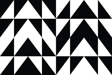 Triangle Shapes and Designs Black and White Colors Geometric Pattern Abstract Background Geometric Background