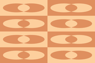 Circle Shapes and Designs Brown Colors Geometric Pattern Abstract Background Geometric Background
