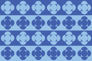 Circle Shapes and Designs Blue Colors Geometric Pattern Abstract Background Geometric Background