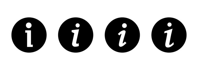 Information sign icon vector. about us sign and symbol. question mark icon