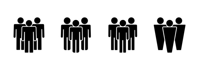 people icon vector. person sign and symbol. User Icon vector