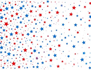 red, white and blue stars 