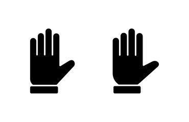 Obraz premium Hand icon vector illustration. hand sign and symbol. hand gesture