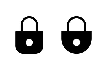 Lock icon vector illustration. Padlock sign and symbol. Encryption icon. Security symbol