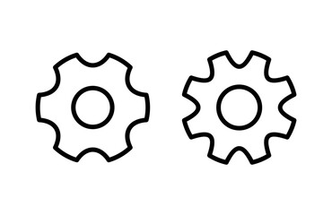 setting Icon vector illustration. Cog settings sign and symbol. Gear Sign