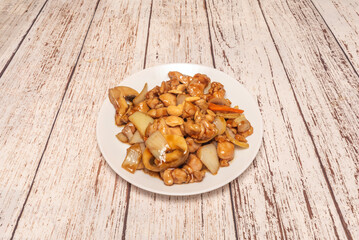  It's a rare dish on Chinese restaurant menus, a Westernized invention for palates seeking milder flavors