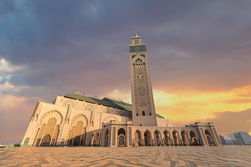 Hassan II Mosque, Casablanca, Morocco.