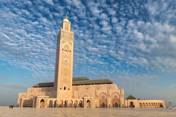 Grand Mosque of Hassan II,  Marrakech, Morocco.