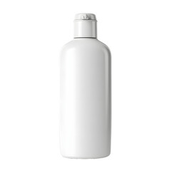 Sleek white container with a simple flip-top, ideal for beauty or cleaning product presentation on black backdrop