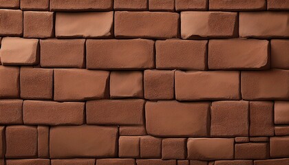 Obraz premium brown clay of brick texture