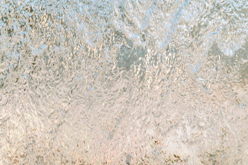 Aqua background. Product space next to clean water streams and water splashes and drops.