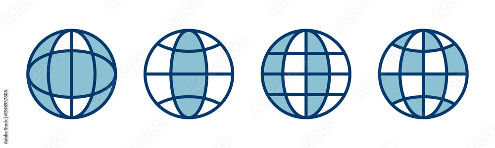 Wall mural web icon vector isolated on white background. website vector icon. internet world vector