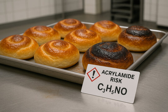 Food Toxicology Assessment of Acrylamide Risk in a Batch of Sweet Rolls Exhibiting Thermal Degradation and Non-Conformance from a Deviant Baking Process and a Hazard Identifier