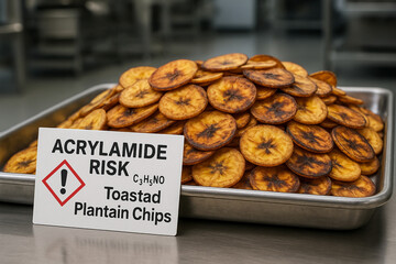 A Technical Analysis of Acrylamide Risk in Food Toxicology for a Batch of Toasted Plantain Chips showing a Deviation in the Thermal Drying Process with a Chemical Hazard Identifier