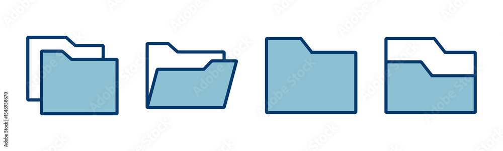 Poster folder icon vector isolated on white background. folder and documents icon. icon archive