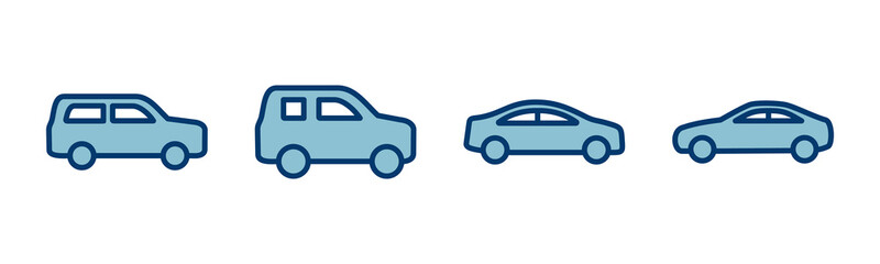 Car icon vector isolated on white background. Car icon vector.