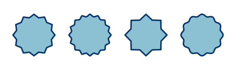 Badge icon vector isolated on white background. Awards icon. Achieve. Stamp