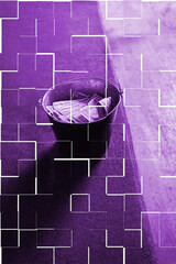 Colorized PNG Overlay of Bucket of Dollar Bills from Drag Show on Transparent Background
