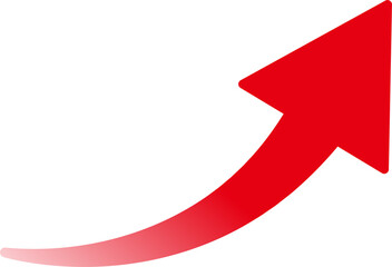 アイコン　矢印　記号　右肩上がり　上　UP　飾り　あしらい　ピクトグラム　ビジネス　イラスト素材