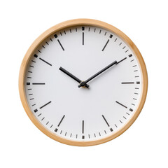 Minimalist Wooden Wall Clock With Simple Design for Home Decor