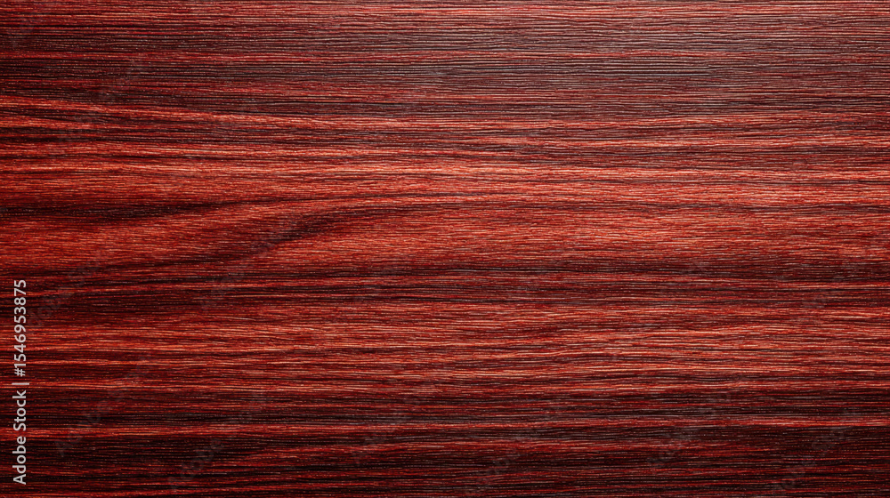 Aufkleber rich dark mahogany wood grain polished surface with natural texture and warm reddish brown tones cre