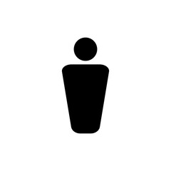 Man icon symbol for apps and websites. male sign and symbol. human symbol