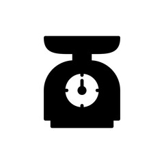 Scales icon symbol for apps and websites. Weight scale sign and symbol