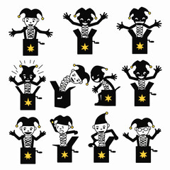 Jack in the box characters for fun
