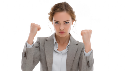 Businesswoman Facing Conflict