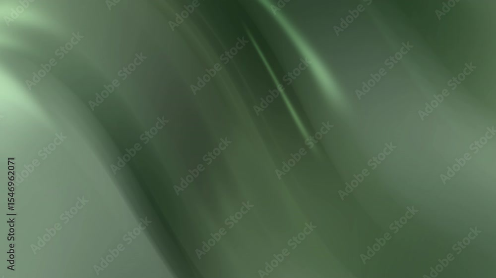 Poster smooth dark green waves with diagonal stripes create a dynamic, abstract background. shimmers of lig